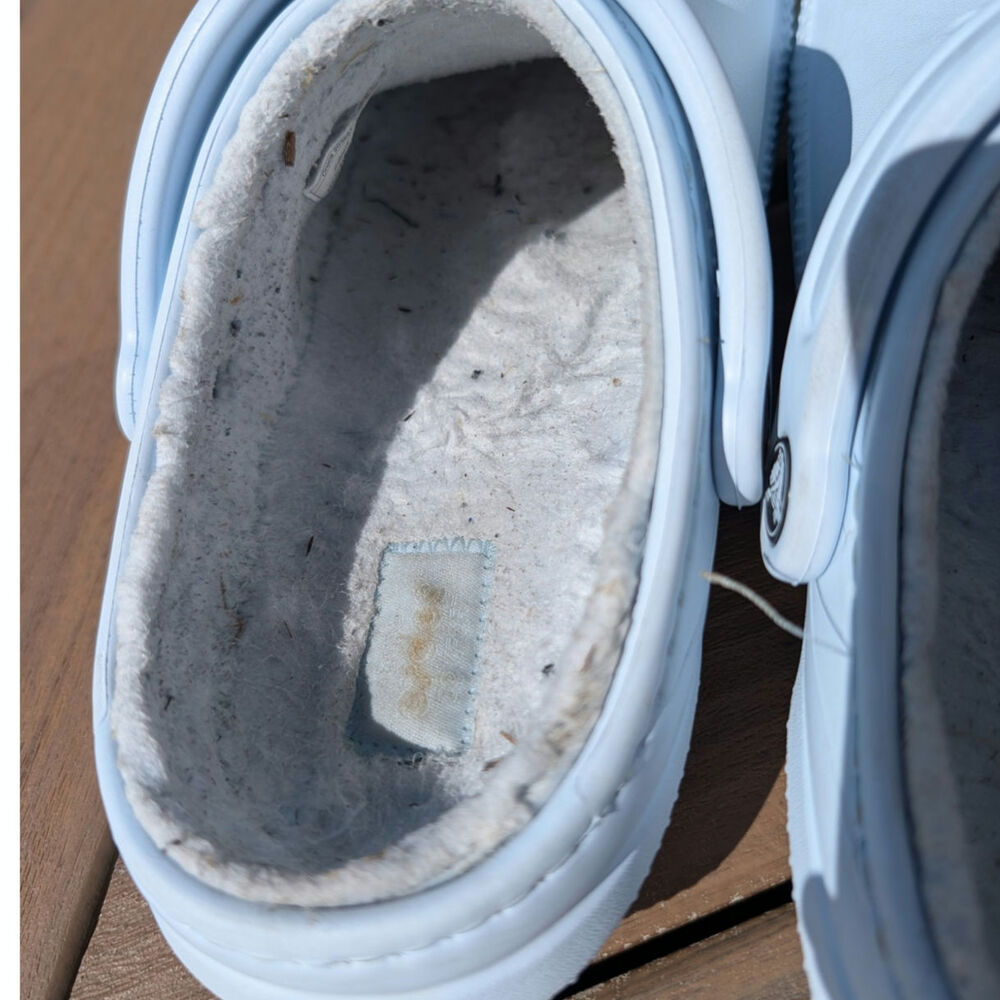 CROCS CLASSIC LINED CLOG Blue W7 - Picture 4 of 7